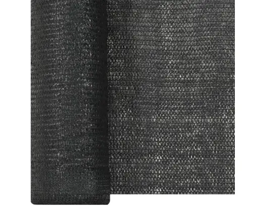 Norobežojošais Tīkls, Melns, 2X25 M, Hdpe, 150 G/M²  Vidaxl