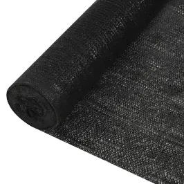 Norobežojošais Tīkls, Melns, 3,6X50 M, Hdpe, 150 G/M² Vidaxl