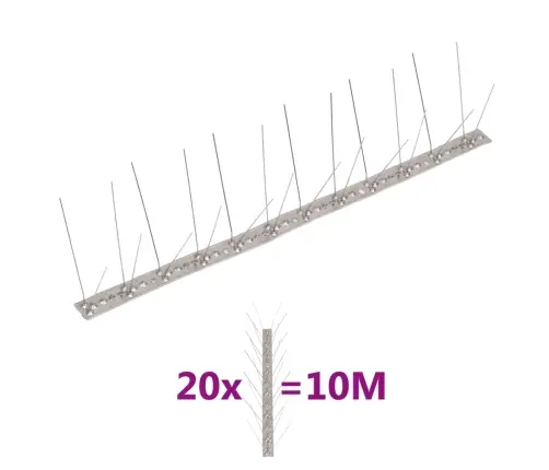 Smaigų Rinkinys Nuo Paukščių/Balandžių, 20Vnt., 4 Eilės, 10M