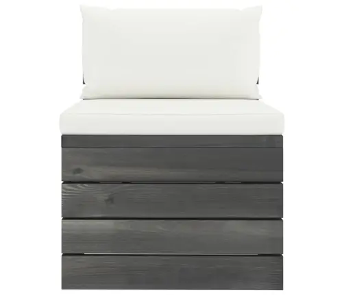 2-Osaline Kaubaalustest Aiadiivani Komplekt Patjadega Männipuit