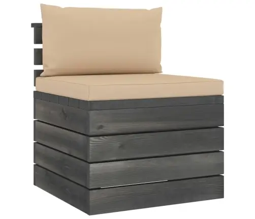 2-Osaline Kaubaalustest Aiadiivani Komplekt Patjadega Männipuit