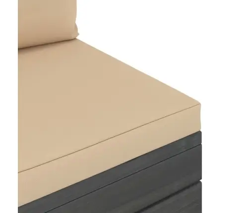 2-Osaline Kaubaalustest Aiadiivani Komplekt Patjadega Männipuit