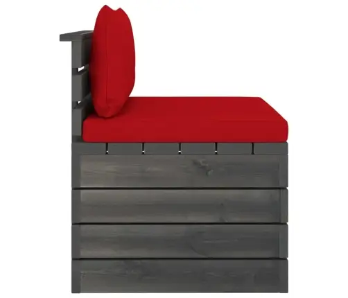 2-Osaline Kaubaalustest Aiadiivani Komplekt Patjadega Männipuit