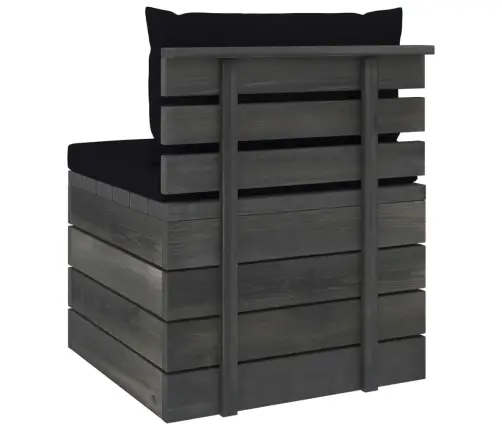 2-Daļīgs Dārza Palešu Mēbeļu Komplekts Ar Matračiem, Priede Vidaxl