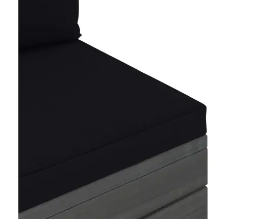 2-Daļīgs Dārza Palešu Mēbeļu Komplekts Ar Matračiem, Priede Vidaxl