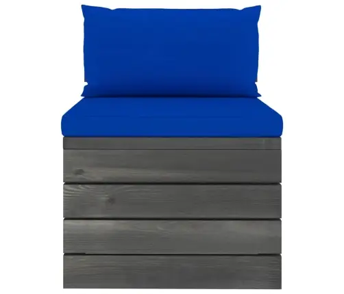 Sodo Komplektas Iš Palečių Su Pagalvėlėmis, 2 Dalių, Pušis