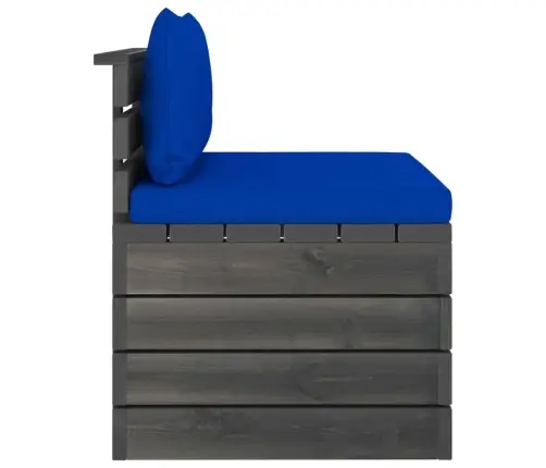 Sodo Komplektas Iš Palečių Su Pagalvėlėmis, 2 Dalių, Pušis