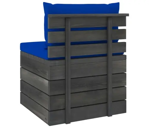 Sodo Komplektas Iš Palečių Su Pagalvėlėmis, 2 Dalių, Pušis