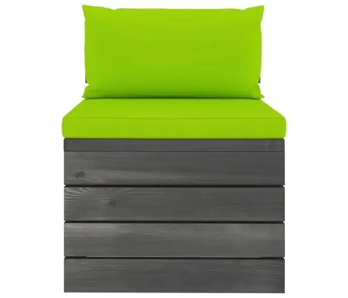 2-Daļīgs Dārza Palešu Mēbeļu Komplekts Ar Matračiem, Priede Vidaxl