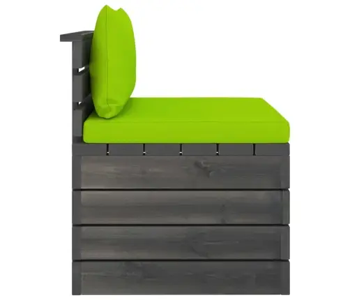 2-Daļīgs Dārza Palešu Mēbeļu Komplekts Ar Matračiem, Priede Vidaxl