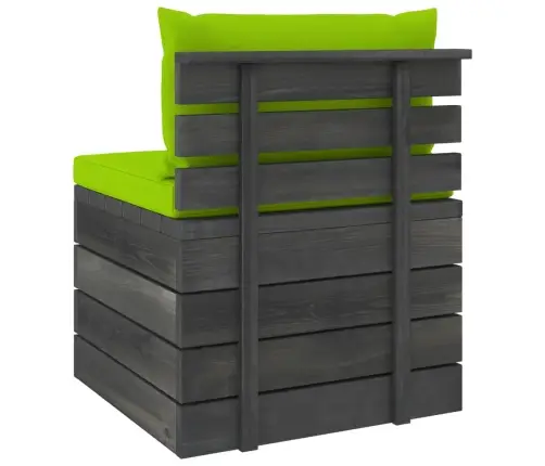 2-Daļīgs Dārza Palešu Mēbeļu Komplekts Ar Matračiem, Priede Vidaxl