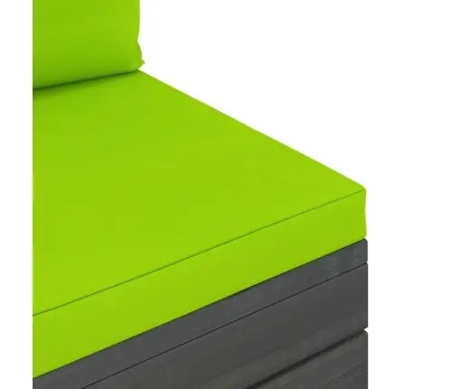 2-Daļīgs Dārza Palešu Mēbeļu Komplekts Ar Matračiem, Priede Vidaxl