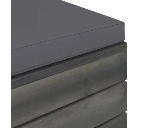 2-Daļīgs Dārza Palešu Mēbeļu Komplekts Ar Matračiem, Priede Vidaxl