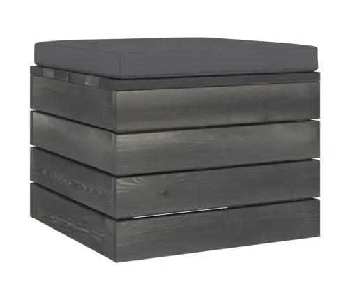 2-Daļīgs Dārza Palešu Mēbeļu Komplekts Ar Matračiem, Priede Vidaxl