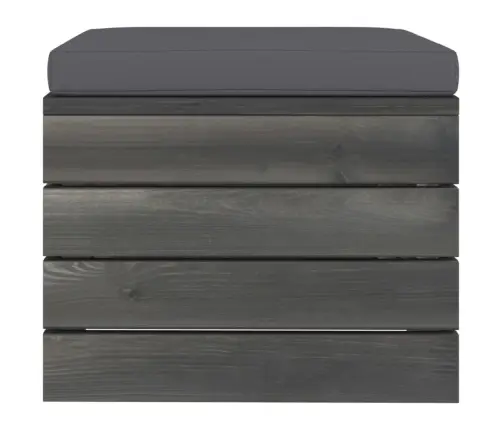 2-Daļīgs Dārza Palešu Mēbeļu Komplekts Ar Matračiem, Priede Vidaxl