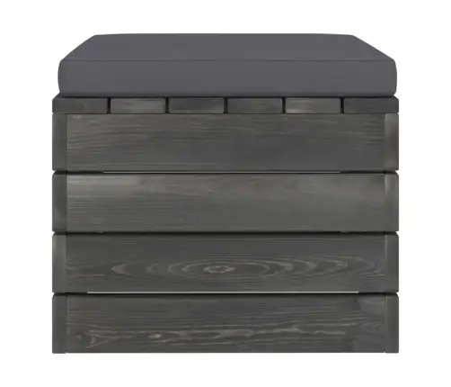 2-Daļīgs Dārza Palešu Mēbeļu Komplekts Ar Matračiem, Priede Vidaxl