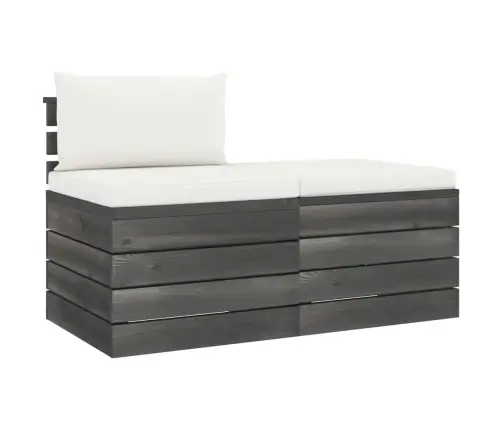 2-Osaline Kaubaalustest Aiadiivani Komplekt Patjadega Männipuit