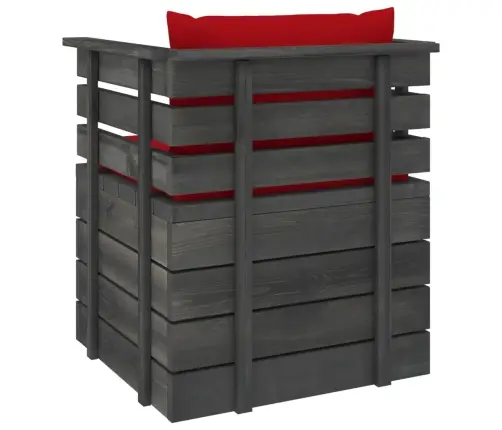 Sodo Krėslas Su Pagalvėlėmis , Pušies Mediena (315417+315058)