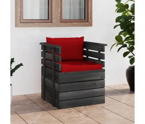 Sodo Krėslas Su Pagalvėlėmis , Pušies Mediena (315417+315058)