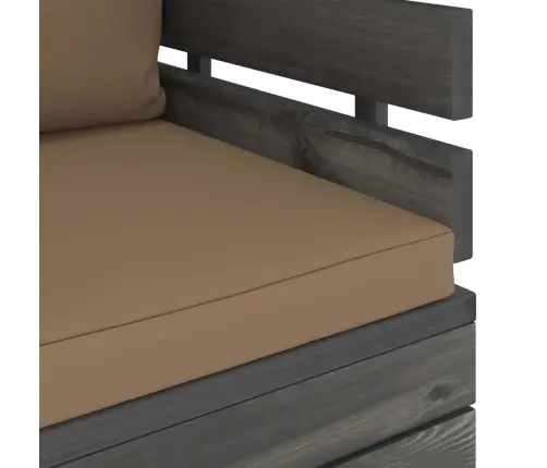 Dārza Atpūtas Krēsls Ar Matračiem, Priedes Koks Vidaxl