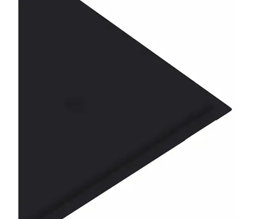 Batavia Suoliukas Su Juoda Pagalve, 120cm Tikmedžio Masyvas