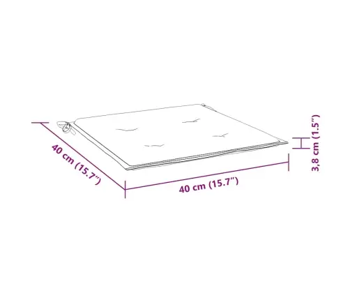 Dārza Krēsli, 2 Gab., Melni Matrači, Masīvs Tīkkoks Vidaxl