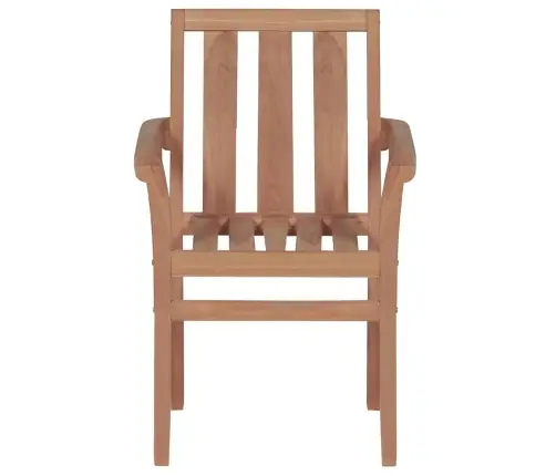 Dārza Krēsli, 2 Gab., Vīnsarkani Matrači, Masīvs Tīkkoks Vidaxl