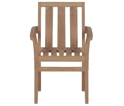 Dārza Krēsli, 2 Gab., Matrači Ar Četrstūriem, Masīvs Tīkkoks Vidaxl