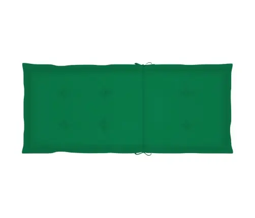 Dārza Krēsli, 2 Gab., Zaļi Matrači, Masīvs Tīkkoks Vidaxl