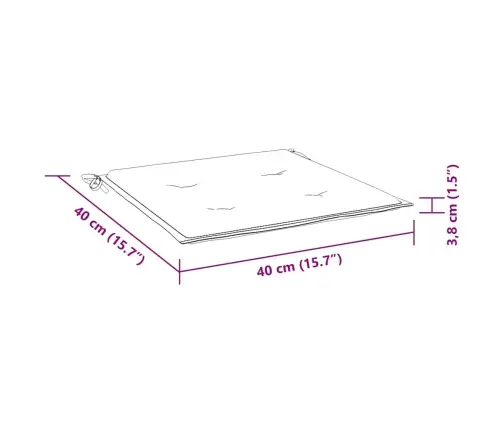 Dārza Krēsli, Vīnsarkani Matrači, 2 Gab., Masīvs Tīkkoks Vidaxl