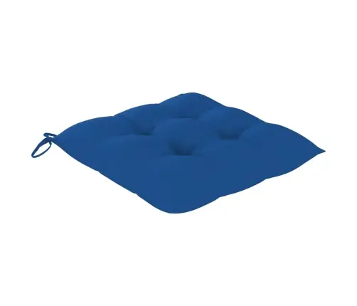 Dārza Krēsli, Zili Matrači, 2 Gab., Masīvs Tīkkoks Vidaxl Dārza Krēsli, Zili Matrači, 2 Gab., Masīvs Tīkkoks Vidaxl