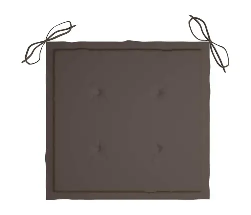 Dārza Krēsli, Pelēkbrūni Matrači, 6 Gab., Masīvs Tīkkoks Vidaxl Dārza Krēsli, Pelēkbrūni Matrači, 6 Gab., Masīvs Tīkkoks Vidaxl