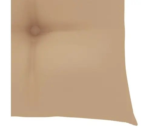 Dārza Krēsli, Bēši Matrači, 6 Gab., Masīvs Tīkkoks Vidaxl