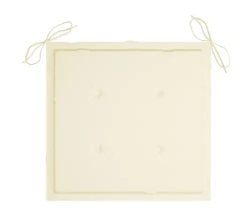 Sodo Kėdės Su Pagalvėlėmis, 4Vnt., Tikmedžio Medienos Masyvas