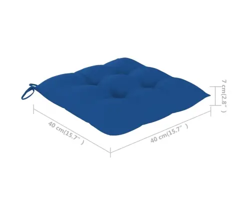 Aiatoolid Siniste Istmepatjadega, 4 Tk, Tiikpuu