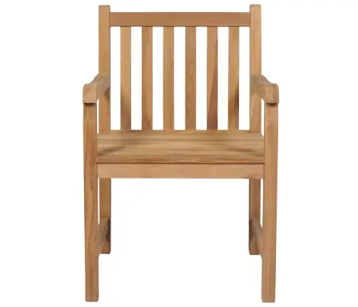 Dārza Krēsli, 2 Gab., Sarkani Matrači, Masīvs Tīkkoks Vidaxl