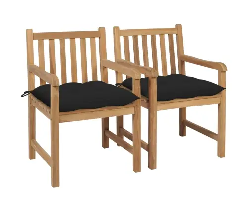 Aiatoolid, 2 Tk, Mustade Istmepatjadega, Tiikpuu