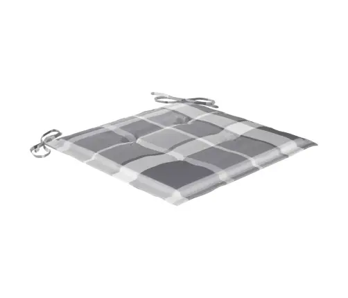 Šūpuļkrēsls, Matracis Ar Četrstūriem, Masīvs Tīkkoks Vidaxl