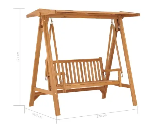 Aiakiik Antratsiithalli Padjaga, 170 cm Tiikpuu