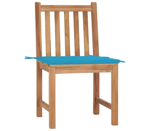 Dārza Krēsli Ar Matračiem, 2 Gab., Masīvs Tīkkoks Vidaxl