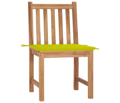 Dārza Krēsli Ar Matračiem, 2 Gab., Masīvs Tīkkoks Vidaxl