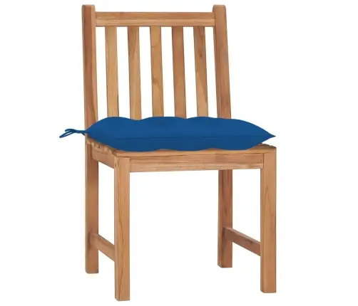 Dārza Krēsli Ar Matračiem, 2 Gab., Masīvs Tīkkoks Vidaxl