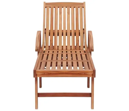 Sauļošanās Zvilnis Ar Vīnsarkanu Matraci, Masīvs Tīkkoks Vidaxl