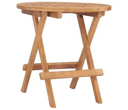 3-Daļīgs Dārza Mēbeļu Komplekts, Saliekams, Masīvs Tīkkoks Vidaxl