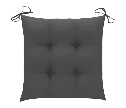 3-Daļīgs Dārza Mēbeļu Komplekts, Saliekams, Masīvs Tīkkoks Vidaxl