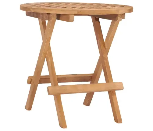 3-Daļīgs Dārza Mēbeļu Komplekts, Saliekams, Masīvs Tīkkoks Vidaxl