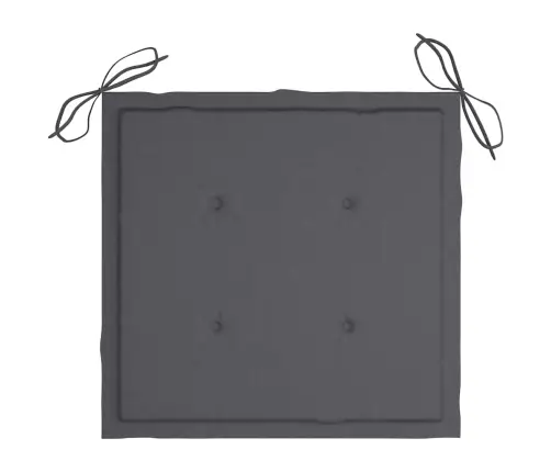 3-Osaline Kokkupandav Aiamööblikomplekt Patjadega, Tiikpuu