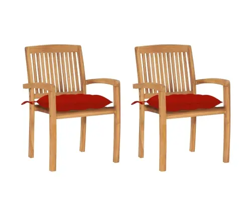 Aiatoolid, 2 Tk, Punaste Istmepatjadega, Tiikpuu