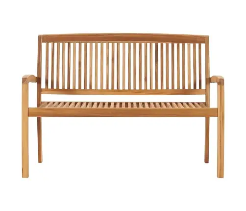 Dārza Sols Ar Matraci, 128,5 Cm, Masīvs Tīkkoks Vidaxl