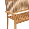 Dārza Sols Ar Matraci, 128,5 Cm, Masīvs Tīkkoks Vidaxl Dārza Sols Ar Matraci, 128,5 Cm, Masīvs Tīkkoks Vidaxl